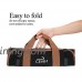 Cehim Firewood Carry Bag Durable Heavy Duty Canvas Wood Tote Bag Fireplace Stove Accessories (black) - B06XW973T9